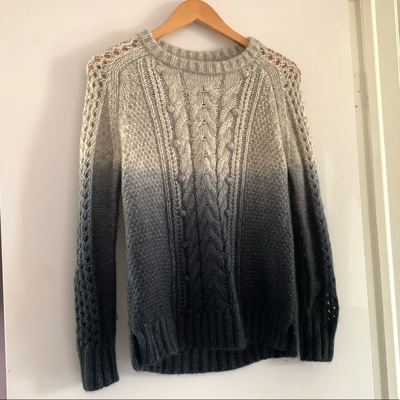 J. Crew Collection dip dye Blue Silk Blend - Picture 4 of 10